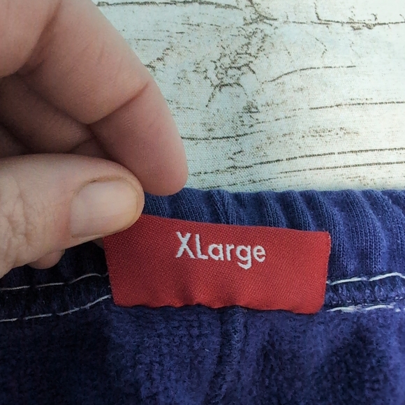 Supreme Big Stitch Sweatpants Blue Y2K Style Size XL - Picture 5 of 10